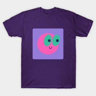 Pink Smiley Face T-Shirt